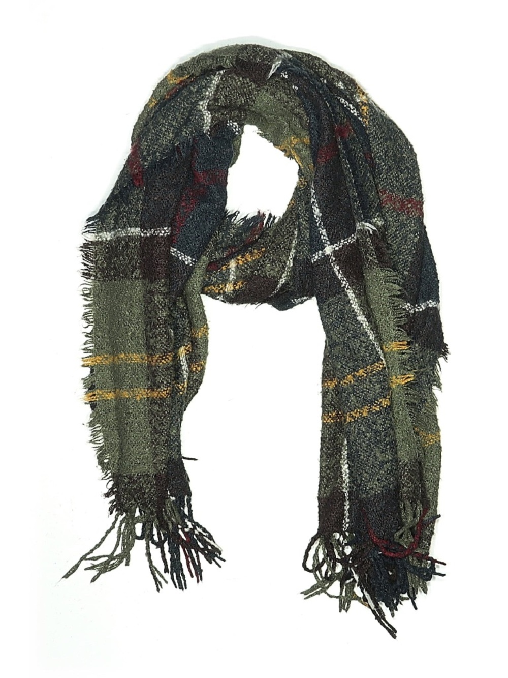 Barbour Boucle Tartan Scarf